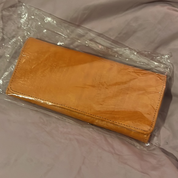 Brand New Imported Leather w/ Stamped Croc Skin Wallet-Handmade in Nicaragua, CA - Picture 12 of 16